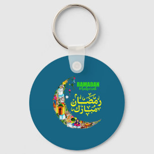 Kids Ramadan Mubarak Kareem für Illustration Schlüsselanhänger