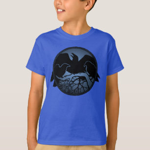 Kid's Raven T - Shirt Raven Cooles Bio Raven Shirt