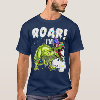 Kids Rawr Im 4. Geburtstag Dinosaur s Boys Dinosa T-Shirt