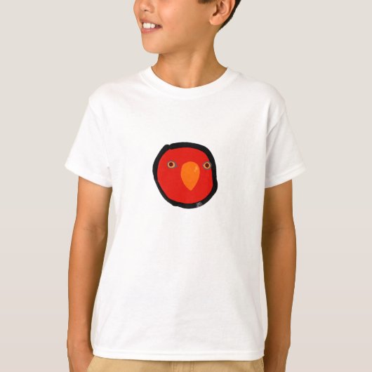 KIDS Red Birb "GUMI" T-Shirt (Vorderseite)