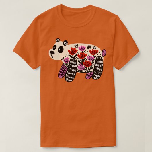 Kids Red Panda T-Shirt (Design vorne)