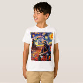 Kids Reflektives Starry T-Shirt - 14. Oktober (Vorne ganz)
