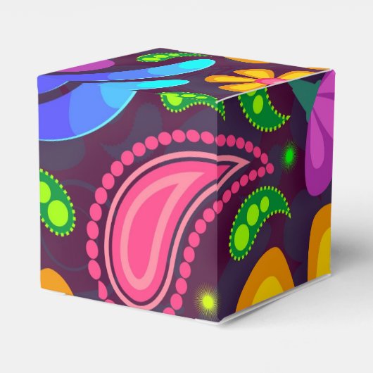 Kids Regenbogenfarbe abstrakt Geschenkschachtel (Rückseite)