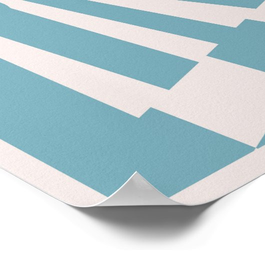 Kid's Rennposter Poster (Ecke)