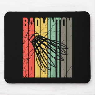 Kids Retro Dminton Player Sports Shuttle Dminton L Mousepad