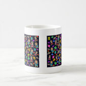 Kids Retro Roboter und Astronauten Kaffeetasse (Mittel)