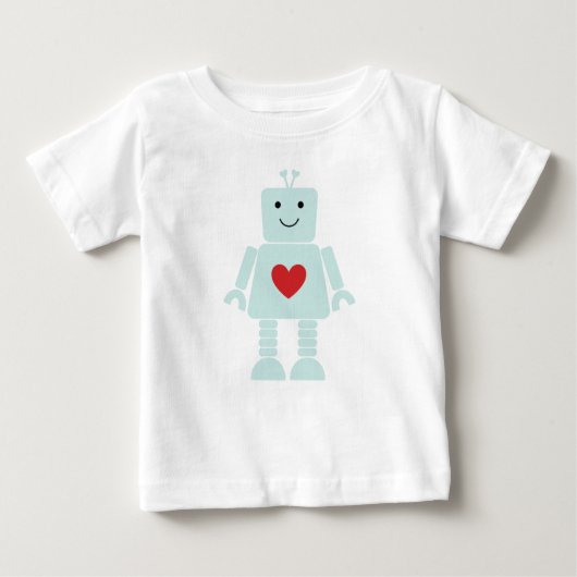 Kids Robot Valentine Shirt (Vorderseite)