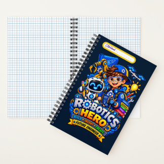 Kids Robotik-Notizbuch | Zukünftiger Ingenieur Notizblock