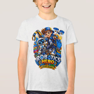 Kids Robotik-Shirt | Zukünftiger Ingenieur-Roboter Tri-Blend Shirt