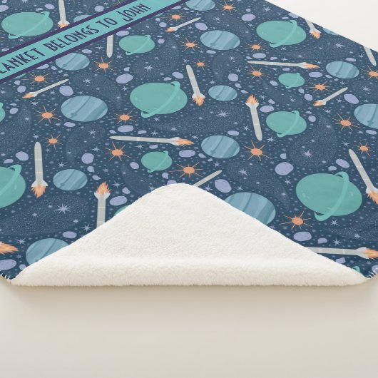 Kids Rocket Ship Jupiter Saturn Planet Stars Sherpadecke (3/4)