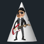 Kids 🎸 🤣 Rockstar Birthday Gitarre Funky Fun Partyhütchen<br><div class="desc">Für beste Ergebnisse: Verwenden Sie ein hochwertiges Portrait. Wählen Sie "Weiter anpassen". Sie müssen die Skalenfunktion und die Pfeiltasten verwenden, um das Bild zu verschieben, um das Gesicht an der richtigen Stelle zu bekommen. Drücken Sie gleichzeitig die Taste "Strg" auf Ihrer Tastatur, während Sie mit der Maus oder den Pfeiltasten...</div>