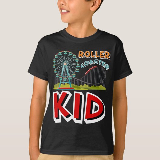Kids Roller Untersetzer T-Shirt (Vorderseite)