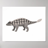 Kids Room Ankylosaurus Dinosaur Poster (Vorne)