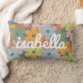 Kids Room farbenfrohe Retro-Blume Lendenkissen (Decke)