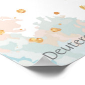 Kids Room Scripting, Gott Lieben Sie Französisch B Poster (Ecke)