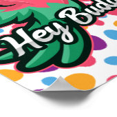 Kids rosa Cartoon Poster (Ecke)