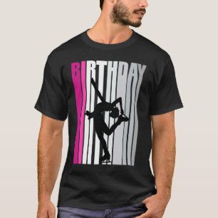 Kids Rosa Eislaufen Geburtstag Behalte Eisläufer F T-Shirt