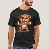 Kids Sabertooth Tiger T-Shirt (Vorderseite)