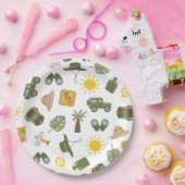 Kid's Safari Birthday Party Pappteller (Party)