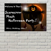 Kids Scarecrow Mash Halloween-Party Poster