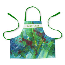 Kid's Schürze - Abstrakte Akrylkunst