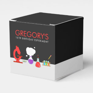 Kids Science Party Geschenkschachtel