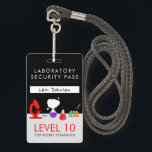 "Kids Science Party Security Pass" Ausweis<br><div class="desc">Ist deine Liebe wissenschaftlich? Ein naturwissenschaftliches Party ist perfekt für den kleinen Wissenschaftler in Ihrem Leben! Machen Sie es zu einer explosiven Kindergeburtstag-Party mit dem von der Enchantfancy Design Company entworfenen Kids Science Party Security Pass Abzeichen. Dieses so tun, als ob das Abzeichen für die Sicherheitsüberprüfung in Laboratorien über eine...</div>