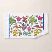 Kids Sea Life Cartoon Badhandtuch Set (Handtuch)
