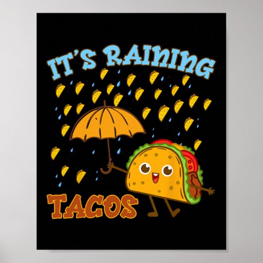 Kids seine regierenden Taco-Shirt mexikanischen Bo Poster (Vorne)