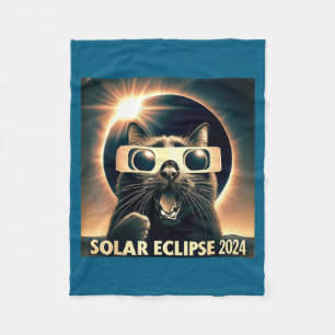 Kids Selfie Schwarze Katze Damen Herren Fleecedecke