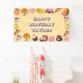 Kids Sesame Street Feinschmecker Truck Birthday Banner (Insitu)