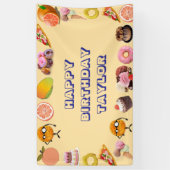 Kids Sesame Street Feinschmecker Truck Birthday Banner (Vertikal)