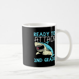 Kids Shark ist bereit, die zweite Stufe anzugreife Kaffeetasse