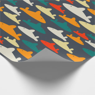 Kids Shark Pattern Geschenkpapier