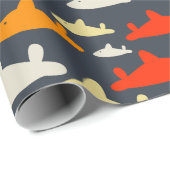 Kids Shark Pattern Geschenkpapier (Rolleneckpunkt)