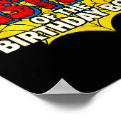 Kids Sister Of The Birthday Boy Sder Theme Party M Poster (Ecke)