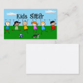 Kids Sitter Visitenkarte (Vorne/Hinten)