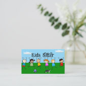 Kids Sitter Visitenkarte (Stehend Vorderseite)