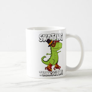 Kids Skaten Erntedank Day Cool Roller Skate T- Kaffeetasse