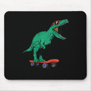Kids Skater Skateboarden T-Rex Dinosaurier Ck Zur  Mousepad