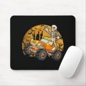 Kids Skeletter Reiten Monster LKW Halloween Costu Mousepad (Mit Mouse)