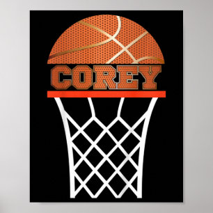Kids Sketll Corey personalisiertes Namensgeschenk  Poster