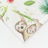 Kids Sleepy Time Sloth Fleecedecke (Ecke)