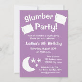 Kid's slumber-leepover Pyjama-Party Einladungen (Vorderseite)