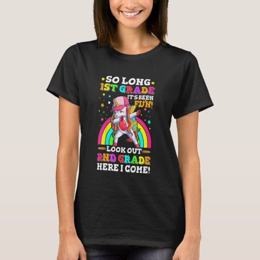 Kids So Long 1st Grade 2nd Grade Here I Come 1st G T-Shirt (Vorderseite)