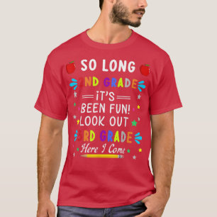 Kids So Long 2nd Grade Here I Come 3rd Grade Gradu T-Shirt