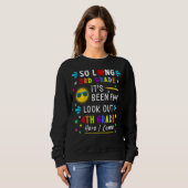 Kids So Long 3rd Grad Here I Come 4th Grad Gradu Sweatshirt (Vorne ganz)