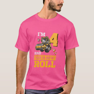 Kids So Roll ich Asphalt Roller 4 Jahre alt T-Shirt
