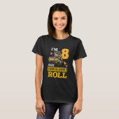 Kids so Roll ich Asphalt Roller 8 Jahre alt T-Shirt (Vorne ganz)