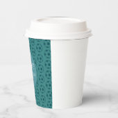 Kids Soccer Ball Blue Boys Birthday Party Pappbecher (Links)